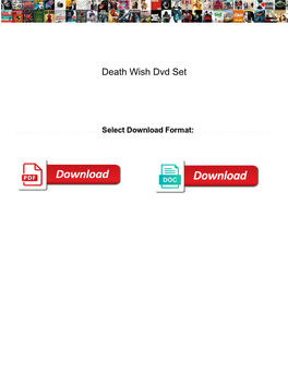 Death Wish Dvd Set