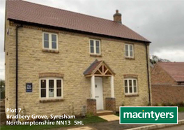 Bradbery Grove, Syresham Plot 7, Northamptonshire