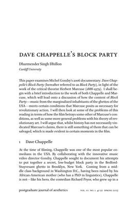 Dave Chappelle's Block Party