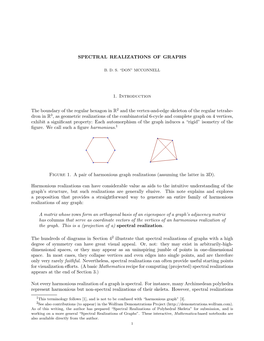 Spectral Realizations of Graphs