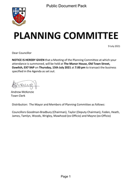 Planning Committee