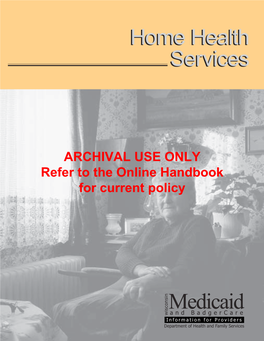 Home Health Services Handbook