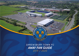 Shrewsbury Town Fc Away Fan Guide