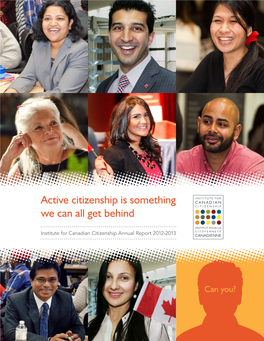 Active Citizenship Is Something We Can All Get Behind