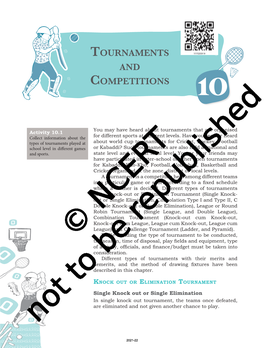 Tournaments and Competitions 10