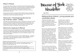 Diocese of York Newsletter