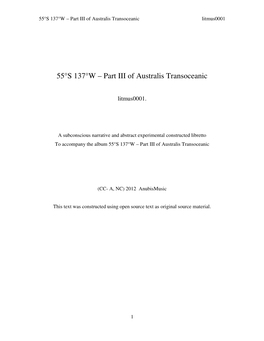 55°S 137°W – Part III of Australis Transoceanic Litmus0001