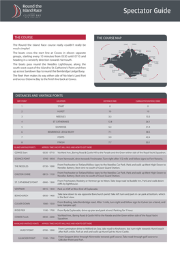 Spectator Guide