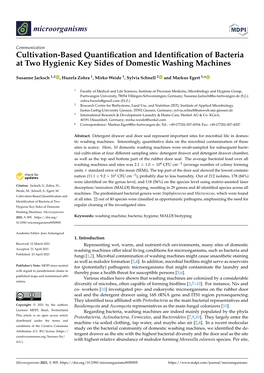 Cultivation-Based Quantification and Identification of Bacteria at Two