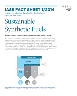 Sustainable Synthetic Fuels