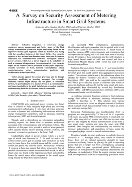 A Survey on Security Assessment of Metering Infrastructure in Smart Grid Systems