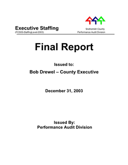 2003 Executive Staffing