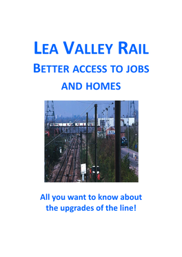 Lea Valley Rail Report