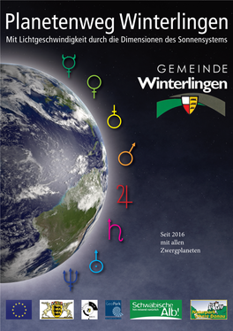 Planetenweg Winterlingen Mit Lichtgeschwindigkeit Durch Die Dimensionen Des Sonnensystems