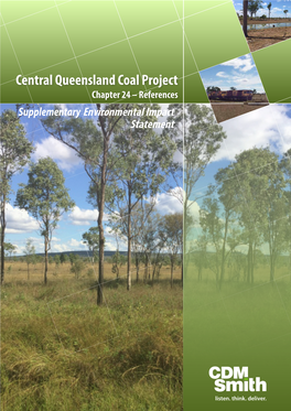 Central Queensland Coal Project Chapter 24 – References Supplementary Environmental Impact Statement