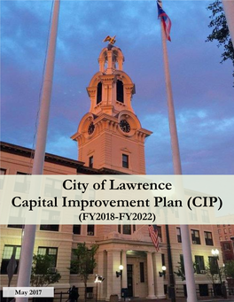 City of Lawrence Capital Improvement Plan (CIP) (FY2018-FY2022)