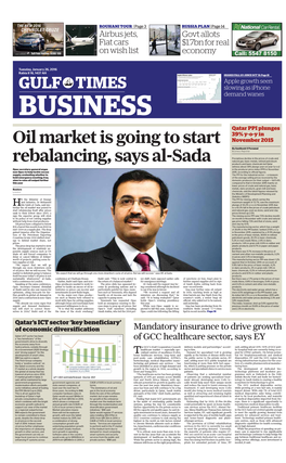 Oil Market Is Going to Start Rebalancing, Says Al-Sada
