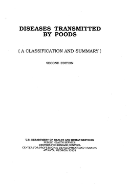 Diseases Tiunsmitted by Foods