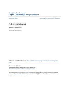Arboretum News Armstrong News & Featured Publications