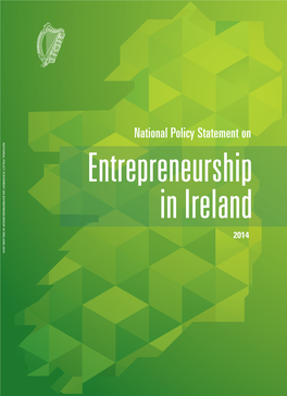 National Policy Statement on Entrepreneurship in Ireland 2014