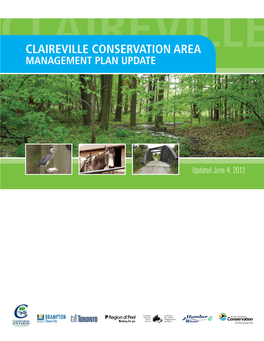 Claireville Conservation Area Management Plan Update