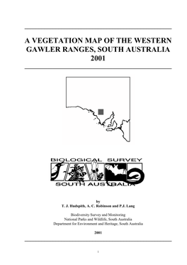 A Vegetation Map of the Western Gawler Ranges, South Australia 2001 ______