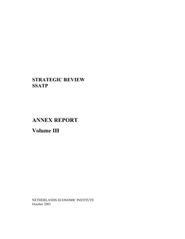 ANNEX REPORT Volume