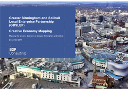 GBSLEP Creative Economy Mapping Study