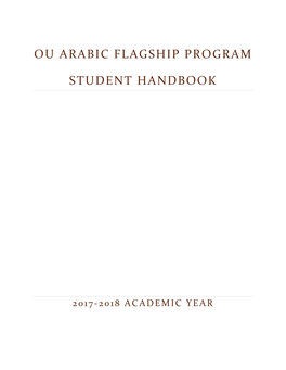 Flagship Handbook 2017-2018