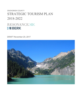 Tourism Strategic Plan – Snohomish County (2017)