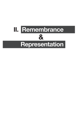 II. Remembrance Representation