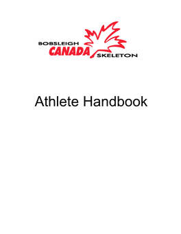 Athlete Handbook