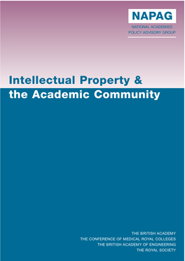 Intellectual Property and the Academic Community