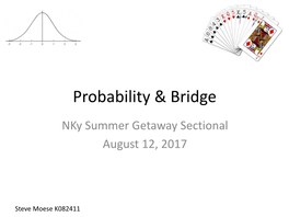 Probability & Bridge