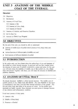 Unit 3 Anatomy of the Middle