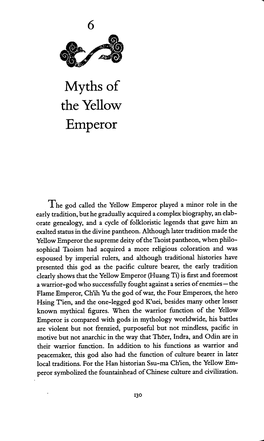 Myths of the Yellow Emperor