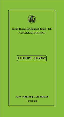 Executive Summary Book Namakkal.Pmd