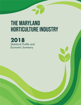 The Maryland Horticulture Industry