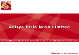 Aditya Birla Nuvo Limited