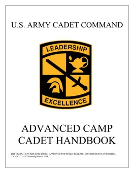 Advanced Camp Cadet Handbook