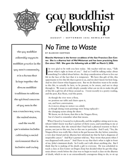 2006.08 Blanche Hartman (No Time to Waste).Pdf