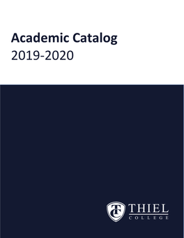 Academic Catalog 2019-2020