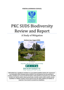 PKC SUDS Biodiversity Review and Report a Study of Mitigation