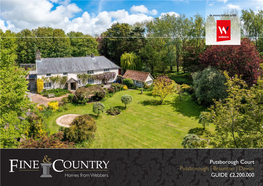 Putsborough Court Putsborough | Braunton | Devon GUIDE £2,200,000 Putsborough Court Putsborough Braunton, Devon EX33 1LB