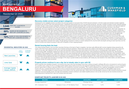 Bengaluru Residential Marketbeat Q3 2020