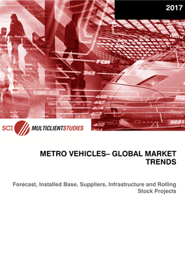 Metro Vehicles– Global Market Trends