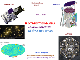 All Sky X-‐Ray Survey