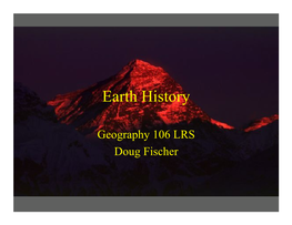 Earth History