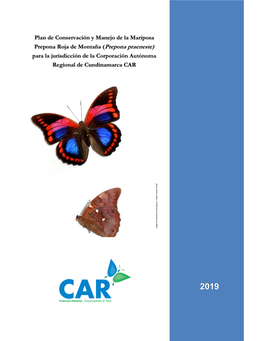 Prepona Praeneste) Para La Jurisdicción De La Corporación Autónoma Regional De Cundinamarca CAR