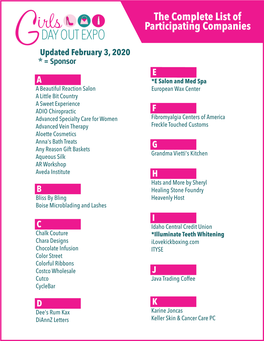 GD6 Participating Companies